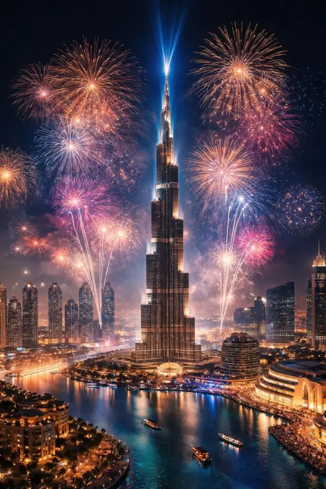 عرض رأس السنة في دبي 🇦🇪🎉 | الخطوط الجوية الكويتية